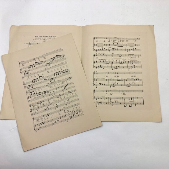 Operatic Anthology My Heart At Thy Sweet Voice 1911 for Voice & Piano 10 pages - Picture 5 of 7